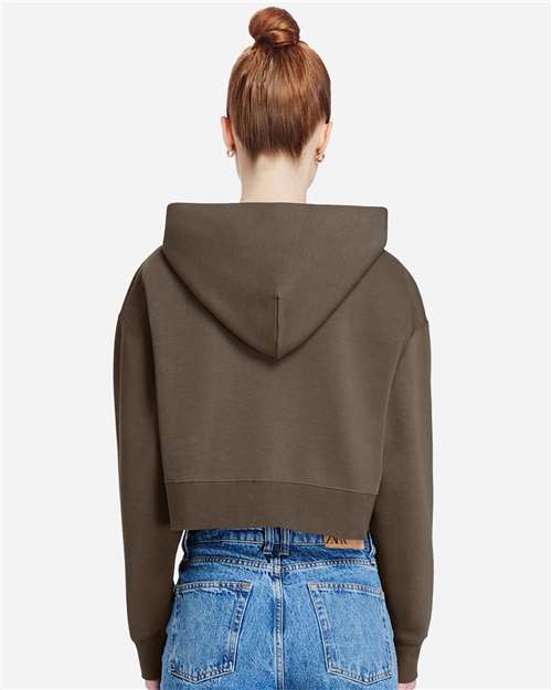 Lane Seven Women's Relaxed Cropped Full-Zip Hoodie Sweatshirt LS88003