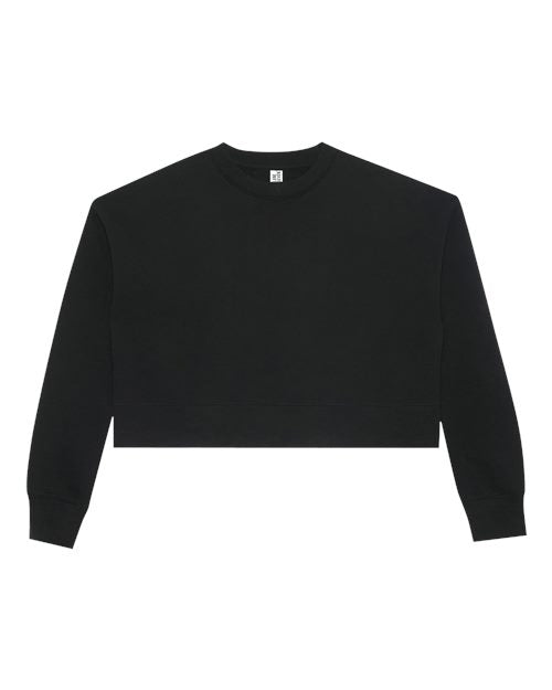 Lane Seven Women's Relaxed Cropped Crewneck Sweatshirt LS88004
