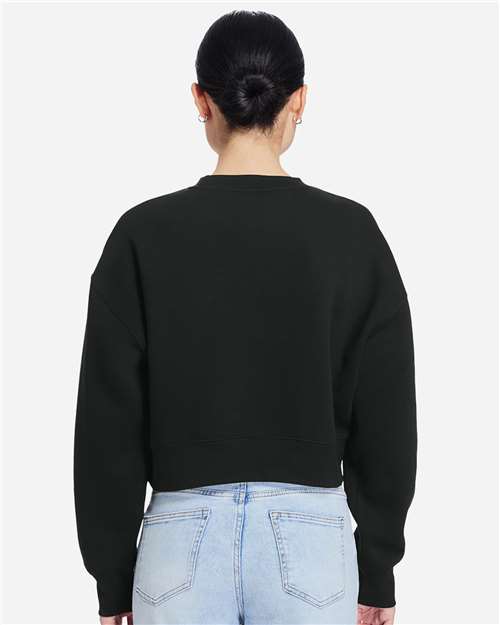 Lane Seven Women's Relaxed Cropped Crewneck Sweatshirt LS88004