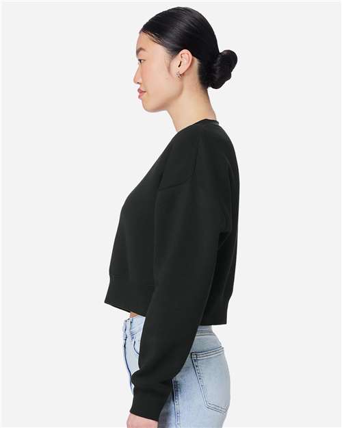 Lane Seven Women's Relaxed Cropped Crewneck Sweatshirt LS88004
