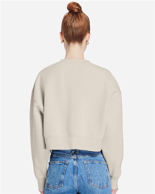 Lane Seven Women's Relaxed Cropped Crewneck Sweatshirt LS88004