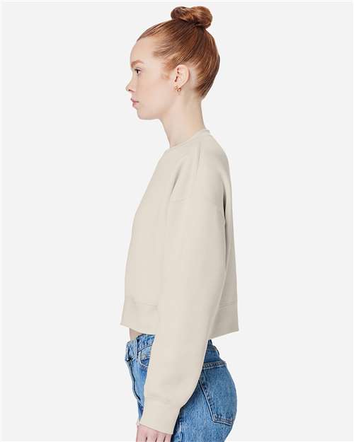 Lane Seven Women's Relaxed Cropped Crewneck Sweatshirt LS88004