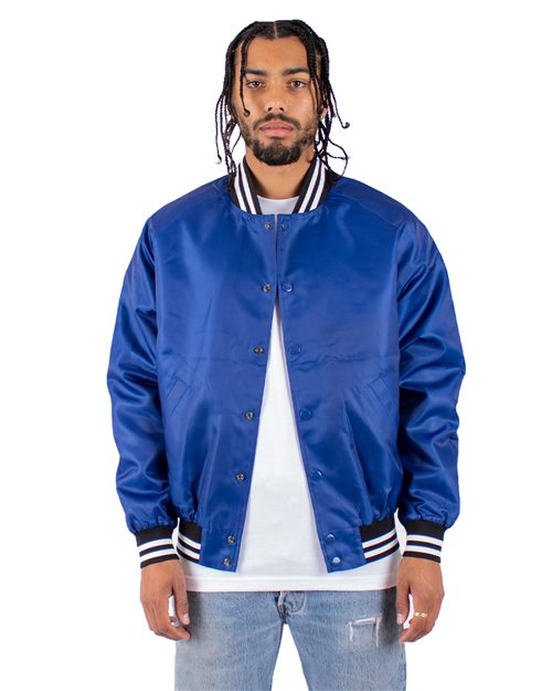 Shaka Wear Unisex Varsity Bomber Jacket SHVBJ