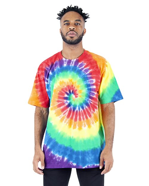 Shaka Wear Unisex Max Heavyweight Tie-Dyed Tee SHTDSS