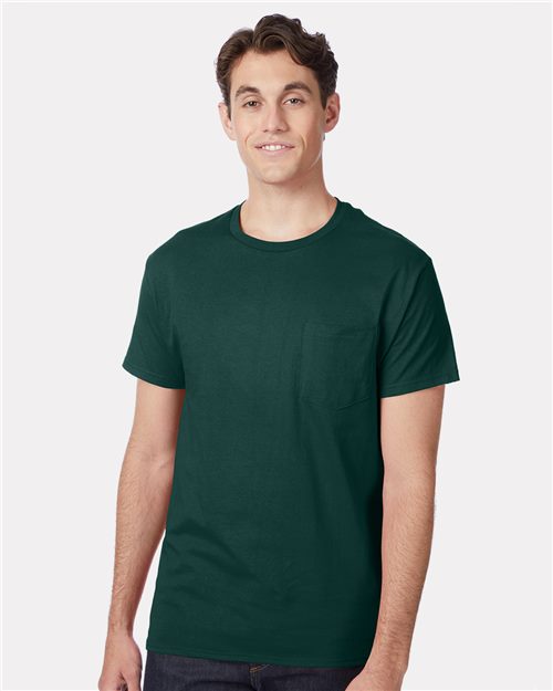 Hanes Unisex Authentic Pocket T-Shirt 5590