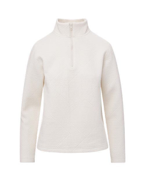 MV Sport Women's Zelda Zig Zag Quarter-Zip Pullover W25145