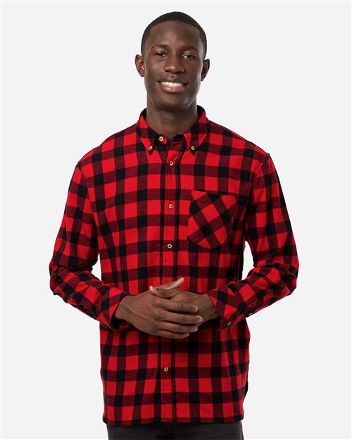 Boxercraft Men's Flannel Button Down Shirt BU7401
