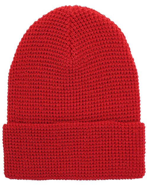 YP Classics Waffle Cuffed Knit Beanie 2501KC