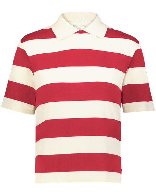Holloway Women's Prep Street Rugby Crop T-Shirt 226302