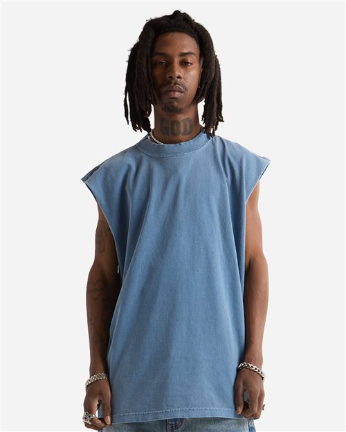 Shaka Wear Unisex Garment-Dyed Muscle Tee SHGMT