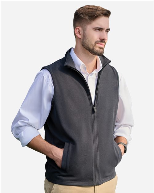 J. America Unisex Element Fleece Vest 8763