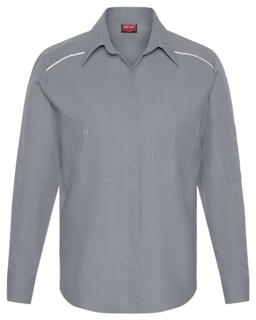 Red Kap Women's Airflow Long Sleeve Work Shirt SP5A