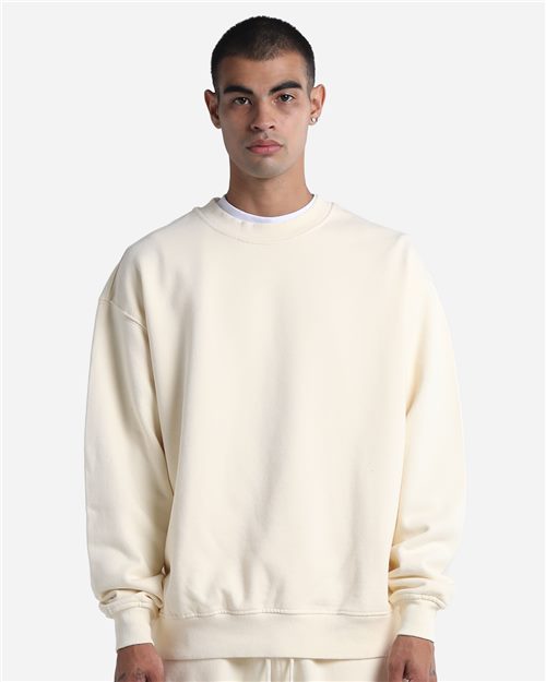 Shaka Wear Unisex Max Heavy Garment-Dyed Crewneck Sweatshirt SHGMC