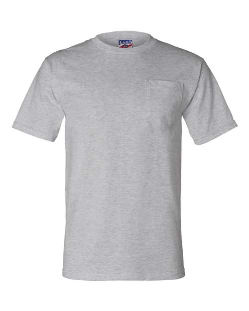 Bayside Unisex Union-Made Pocket T-Shirt 3015