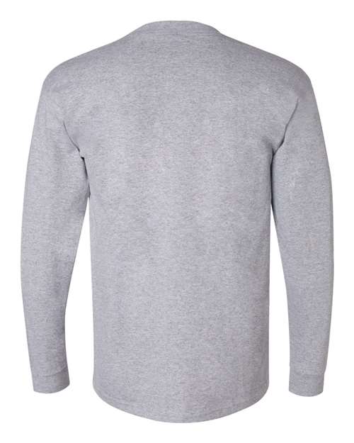 Bayside Unisex Union-Made Long Sleeve Pocket T-Shirt 3055