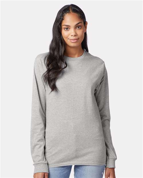 Hanes Unisex Authentic Long Sleeve T-Shirt 5586