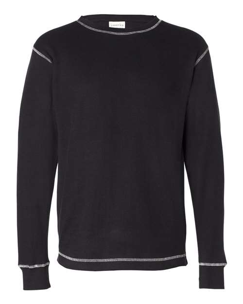 J. America Men's Vintage Thermal Long Sleeve T-Shirt 8238