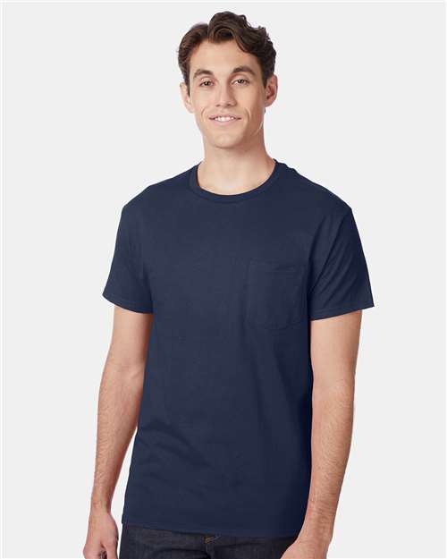 Hanes Unisex Authentic Pocket T-Shirt 5590