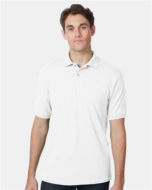 Hanes Unisex EcoSmart® Jersey Polo 054X