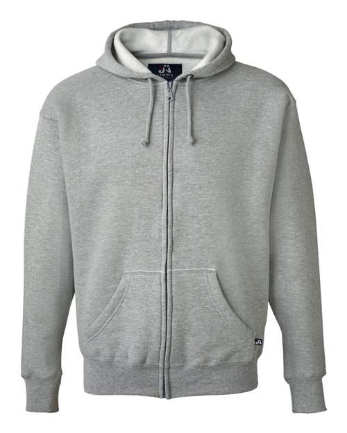 J. America Men's Premium Full-Zip Hooded Sweatshirt 8821