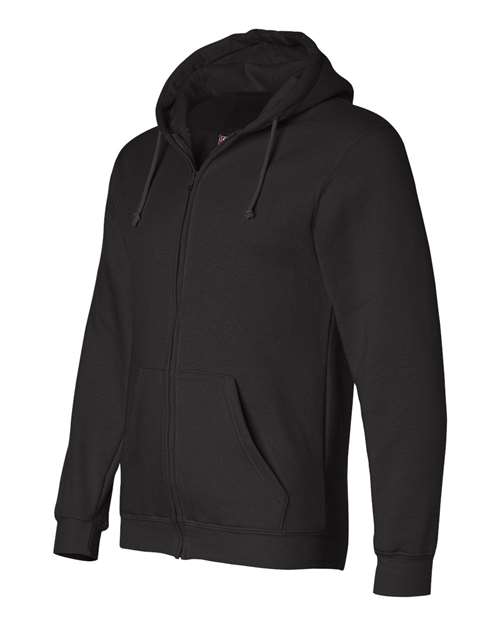Bayside Unisex USA-Made Full-Zip Hooded Sweatshirt 900
