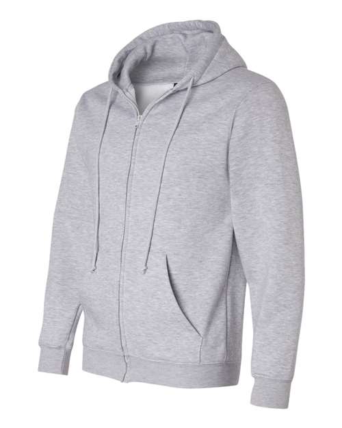 Bayside Unisex USA-Made Full-Zip Hooded Sweatshirt 900