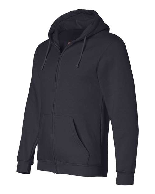 Bayside Unisex USA-Made Full-Zip Hooded Sweatshirt 900