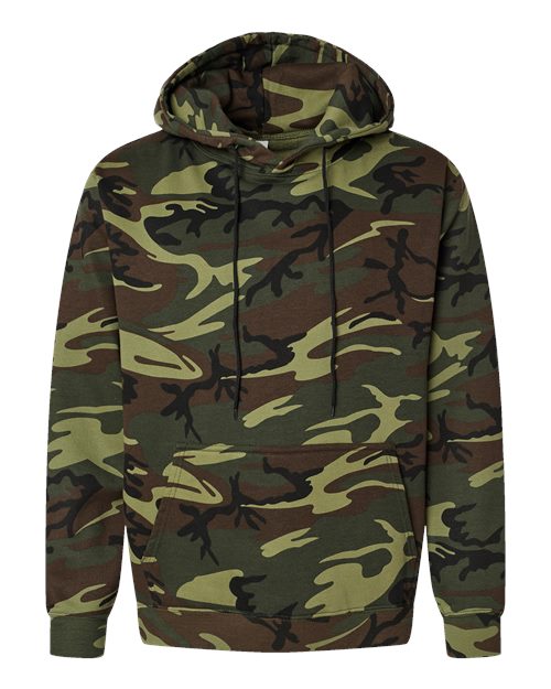 Code Five Unisex Camo Fleece Hoodie Sweatshirt 3969