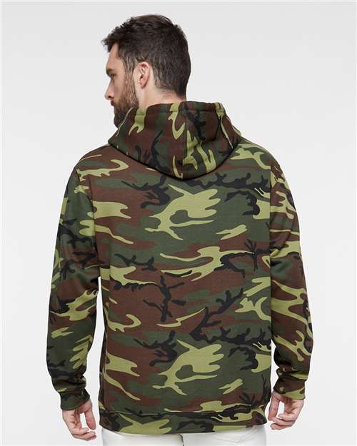 Code Five Unisex Camo Fleece Hoodie Sweatshirt 3969