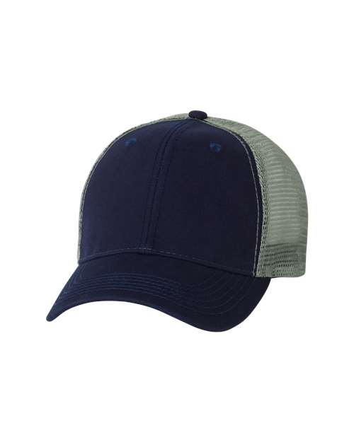 Valucap Bio-Washed Trucker Cap AH80