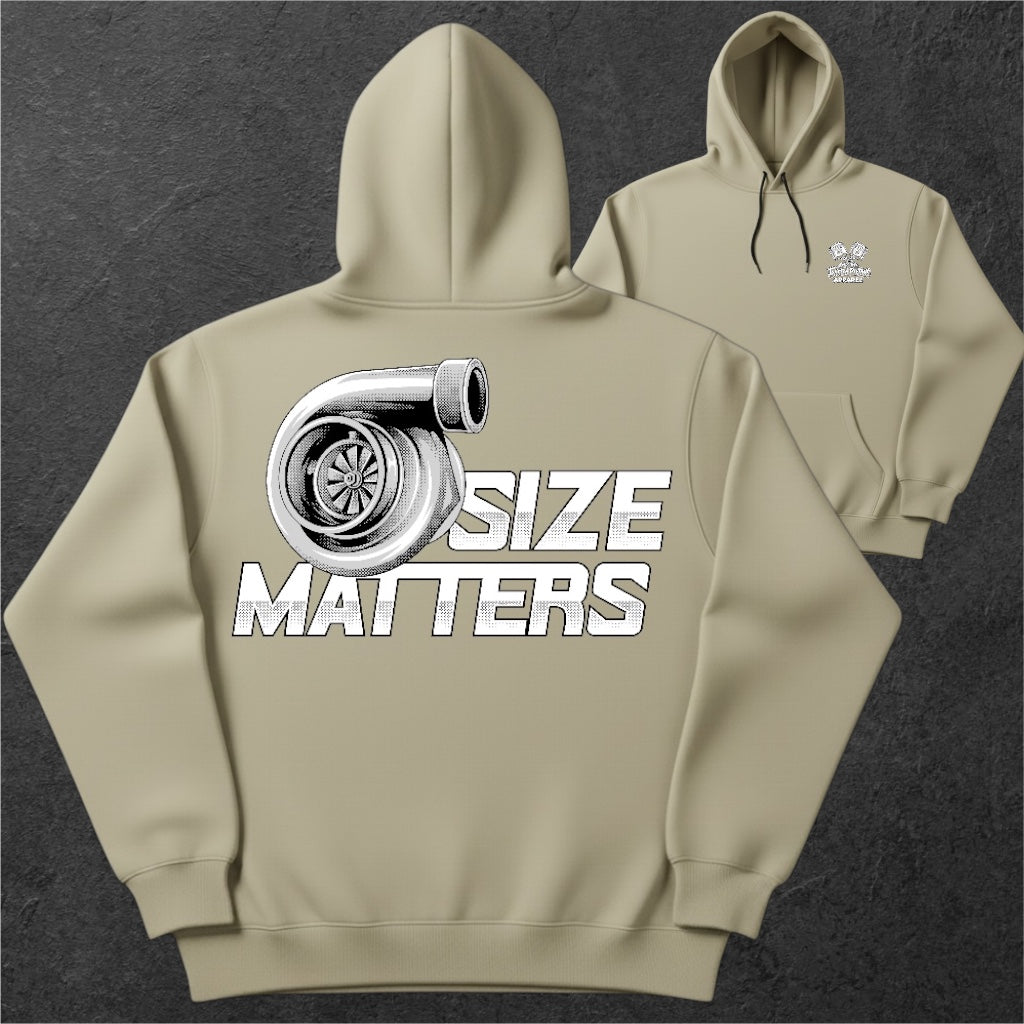 Size Matters Graphic Hoodie