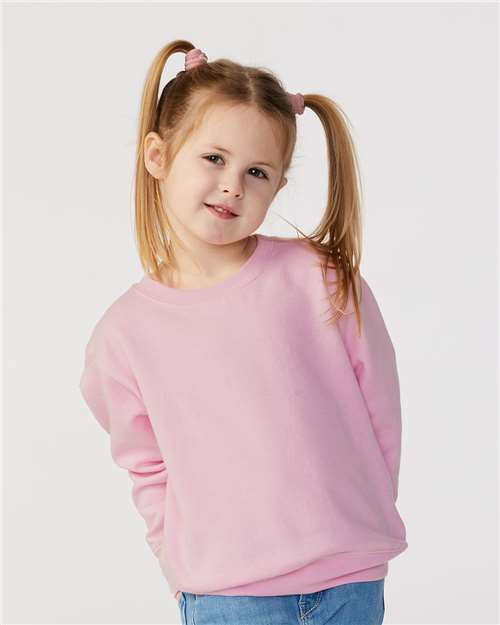 Rabbit Skins Toddler Fleece Crewneck Sweatshirt 3317