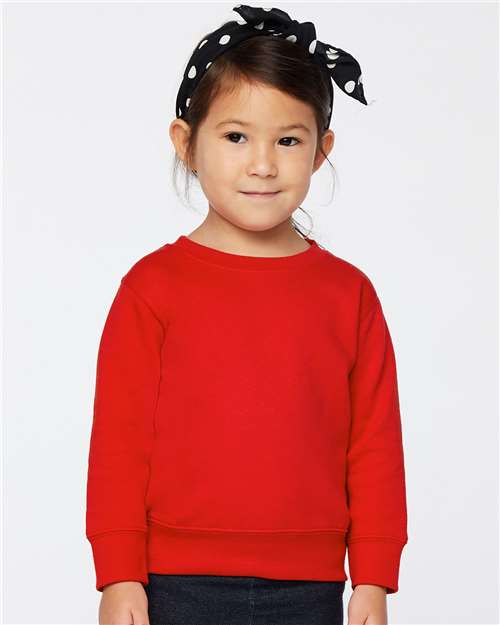 Rabbit Skins Toddler Fleece Crewneck Sweatshirt 3317
