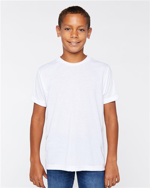 SubliVie Youth Polyester Sublimation Tee 1210