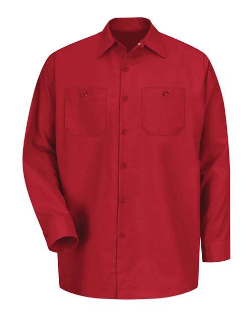Red Kap Men's Industrial Long Sleeve Work Shirt SP14