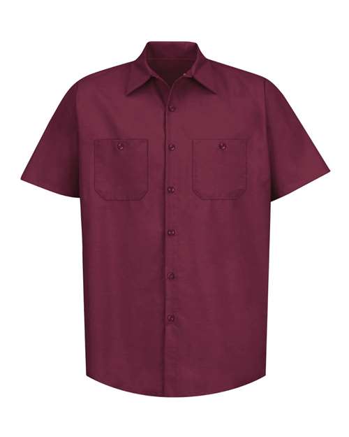 Red Kap Men's Industrial Short Sleeve Work Shirt SP24