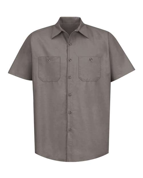 Red Kap Men's Industrial Short Sleeve Work Shirt SP24