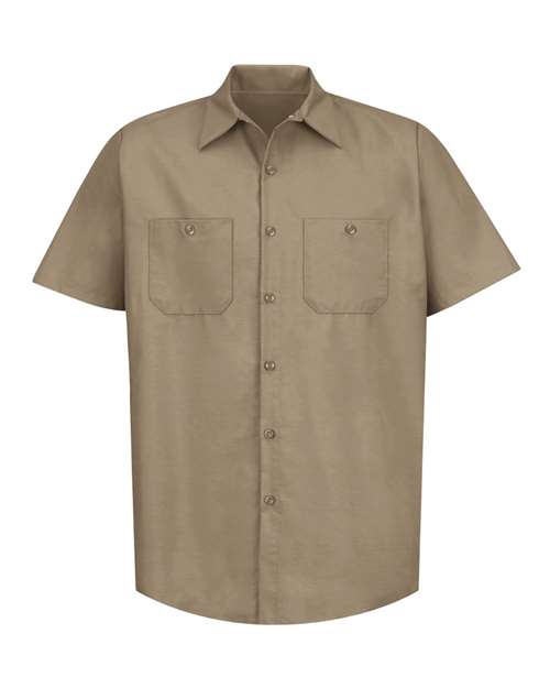 Red Kap Men's Industrial Short Sleeve Work Shirt SP24