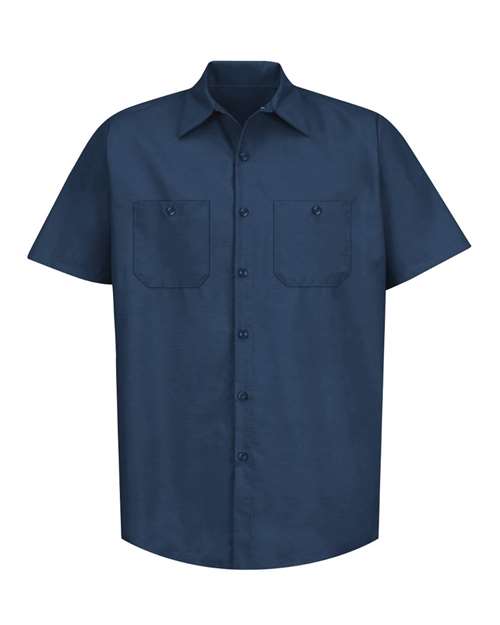 Red Kap Men's Industrial Short Sleeve Work Shirt SP24
