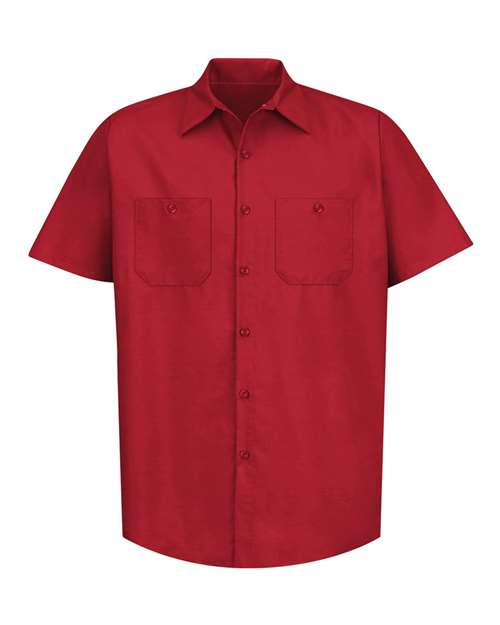 Red Kap Men's Industrial Short Sleeve Work Shirt SP24