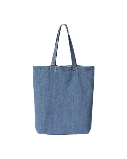 Liberty Bags Cotton Denim Gusseted Tote Bag 7761A