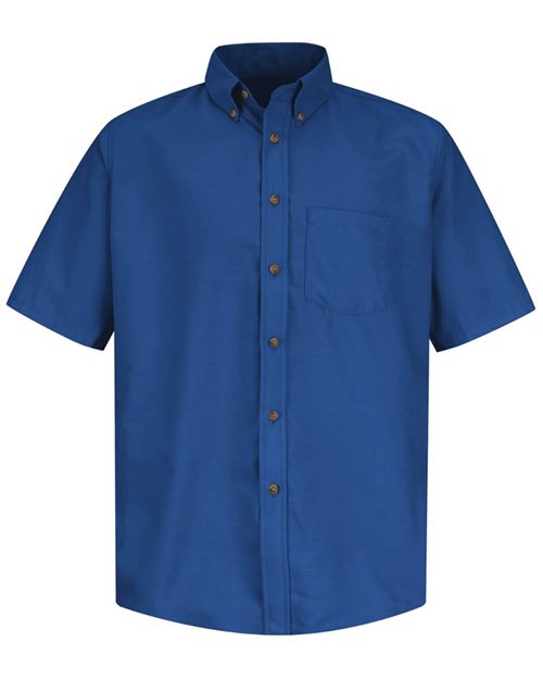 Red Kap Men's Poplin Short Sleeve Dress Shirt SP80