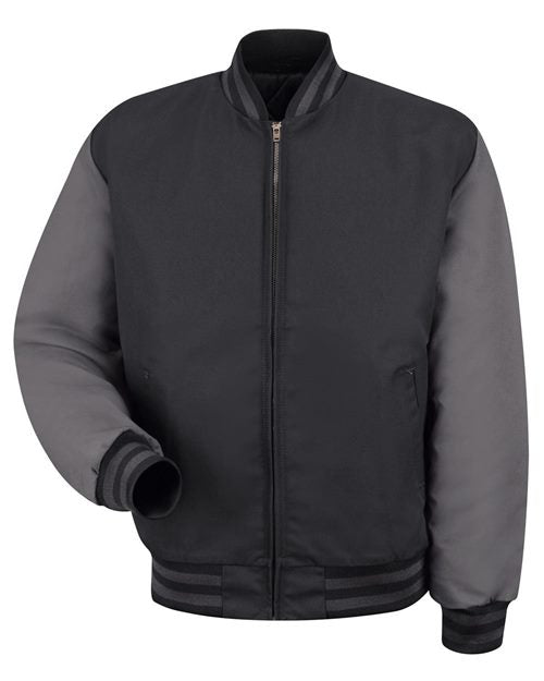 Red Kap Men's Duo-Tone Team Jacket JT40