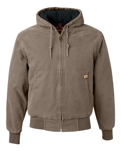 DRI DUCK Men's Cheyenne Boulder Cloth™ Hooded Jacket with Tricot Quilt Lining 5020