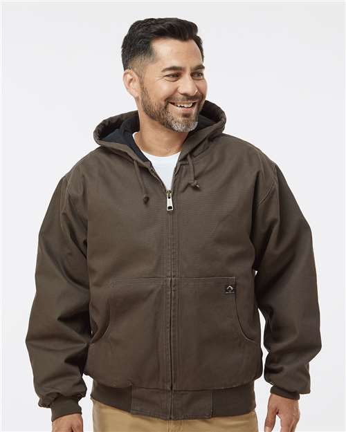 DRI DUCK Men's Cheyenne Boulder Cloth™ Hooded Jacket with Tricot Quilt Lining 5020