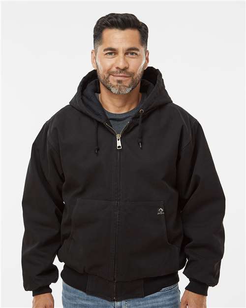 DRI DUCK Men's Tall Cheyenne Boulder Cloth™ Hooded Jacket with Tricot Quilt Lining 5020T