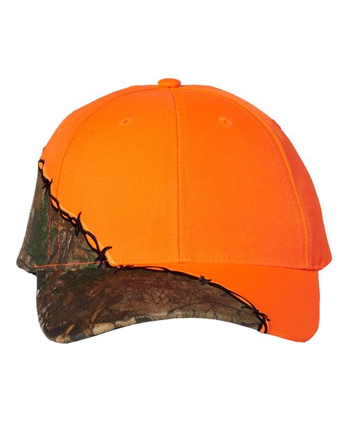 Kati Licensed Camo with Barbed Wire Embroidery Cap LC4BW