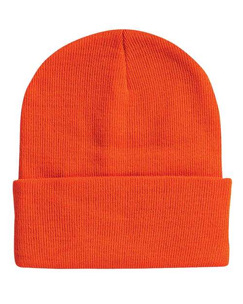 Sportsman 12" Solid Cuffed Beanie SP12