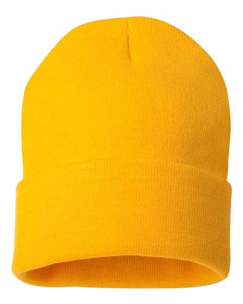 Sportsman 12" Solid Cuffed Beanie SP12