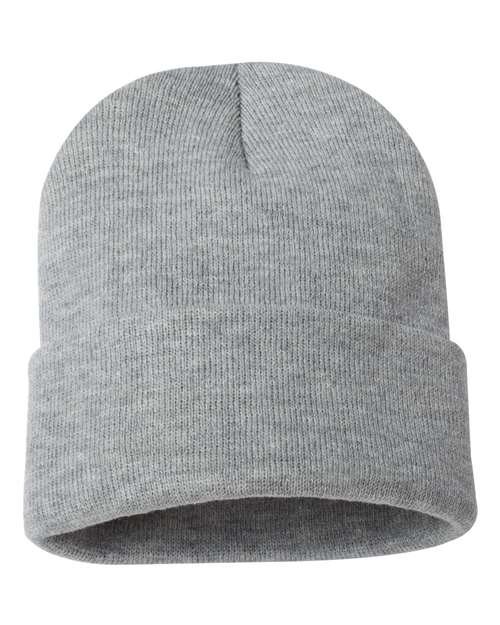 Sportsman 12" Solid Cuffed Beanie SP12
